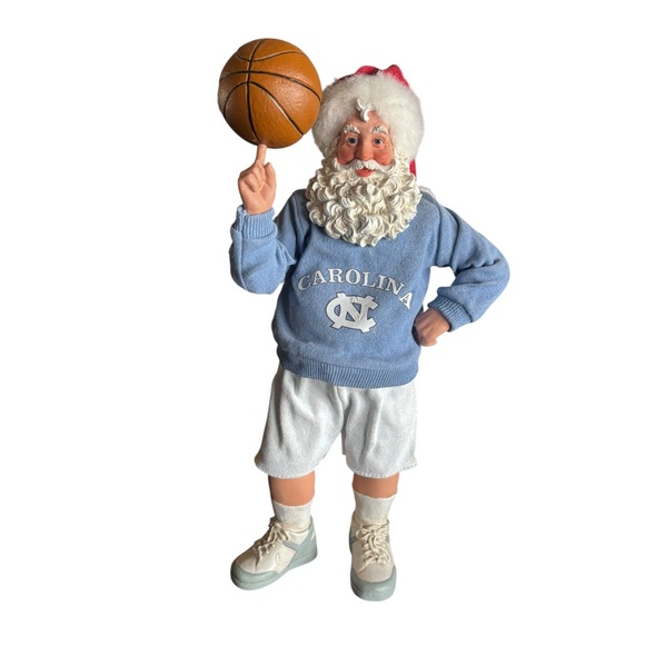 no brand Other - North Carolina Tar Heels NCAA Christmas Santa